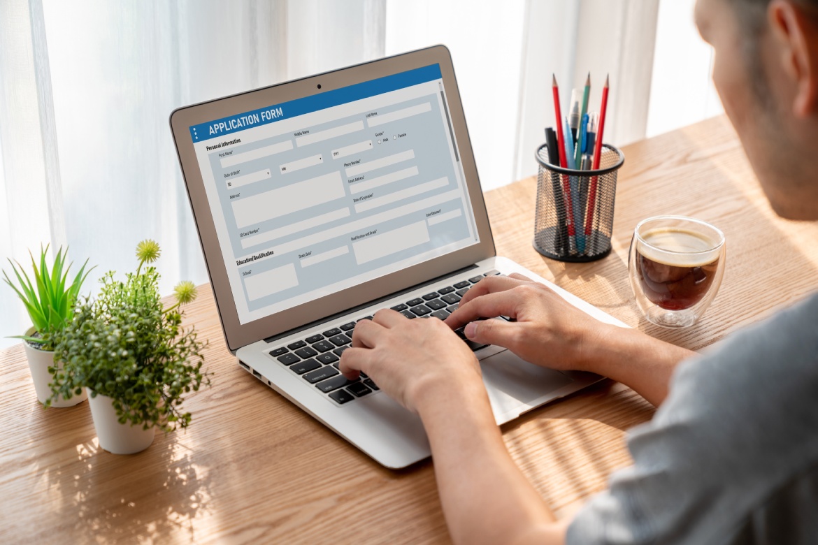 Online application form for modish registration on the internet website. Substitue teacher