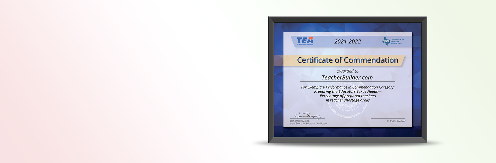 TeacherBuilder Texas' Online Alternative Teacher Certification Program