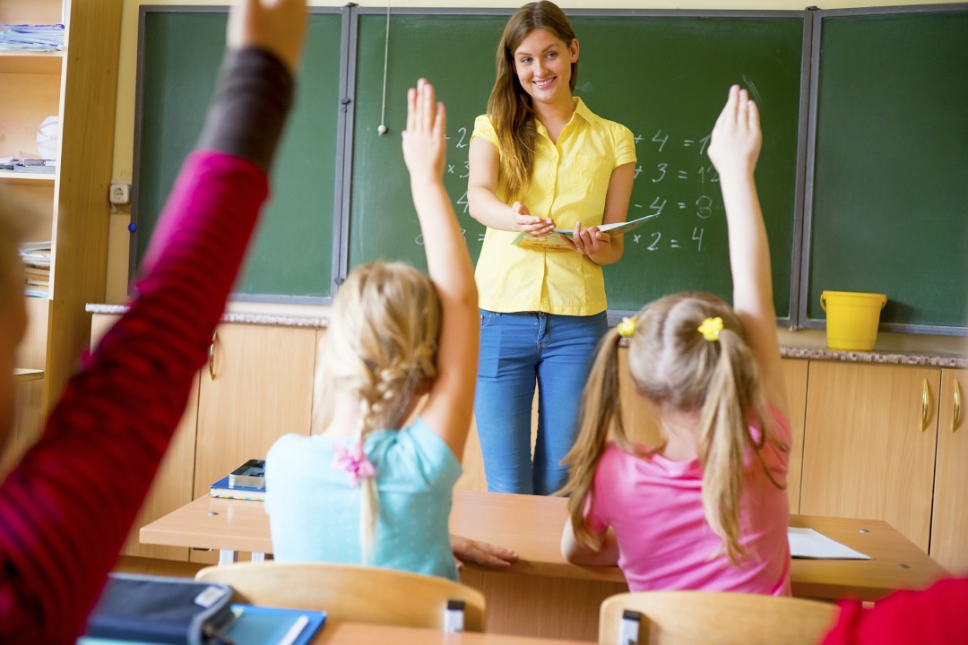 Kids on a lesson
