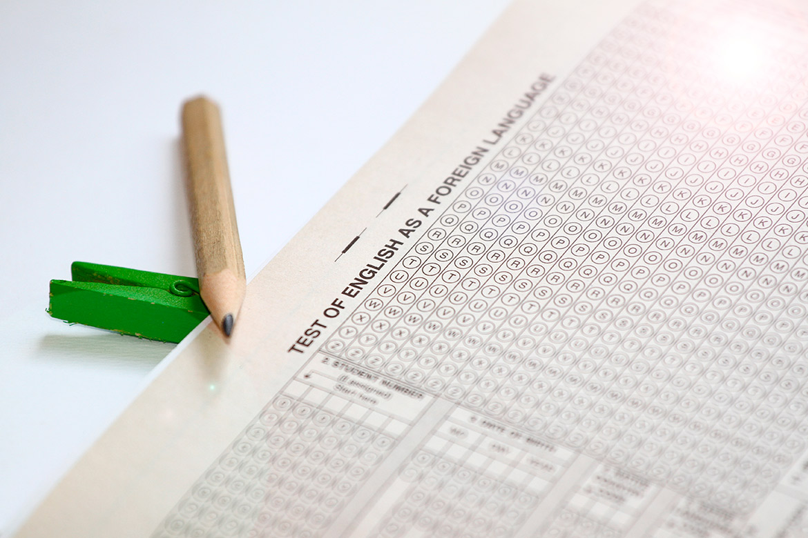 Exam: test pencil