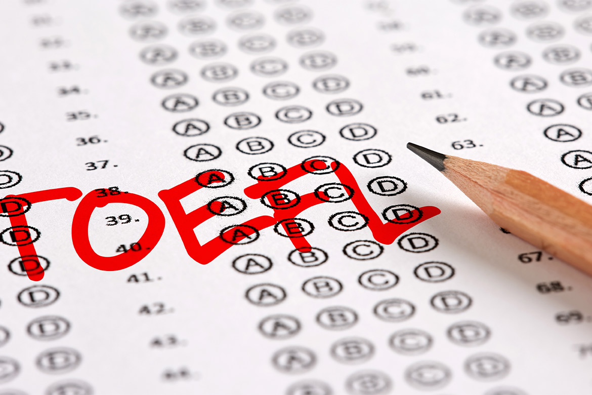 Visual representation of a TOEFL test, essential for Kenyan educators aiming to teach in Texas.
